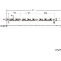 延長コード 電源タップ 3m IEC C13 16個口 ブラック TAP-SV22016LK サンワサプライ 1個（直送品）