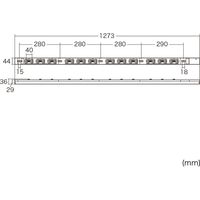 延長コード 電源タップ 3m IEC C13 24個口 ブラック TAP-SV22024LK サンワサプライ 1個（直送品）