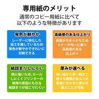 エレコム レーザー専用紙/片面光沢/厚手/A4/30枚 ELK-GRAA430 1パック（30枚入）