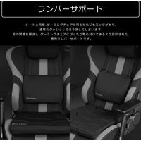 【車上渡し】 Bauhutte ゲーミングランバーサポート ブラック 幅320×奥行240×厚み70mm BC-110G-BK 1個（直送品）
