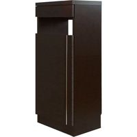 大谷工業 デルネ モデム収納TELシェルフ DMD-40-D ダークブラウン 幅392×奥行280×高さ900mm 1台（直送品）