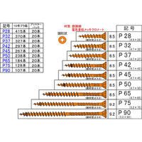 ダンドリビス PキャップビスP65 穴付 クロメート PPbox 4920125139064 1パック（184本入）（直送品）