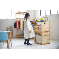 弘益 トット ブックラックS ナチュラル 幅445×奥行340×高さ390mm TOT-45BKR（NA） 1個（直送品）