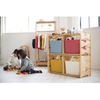 弘益 トット オープンラックL ナチュラル 幅850×奥行340×高さ390mm TOT-85OPR（NA） 1個（直送品）