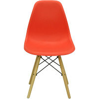 エイ・アイ・エス シェルチェア レッド WDC-03 RE 1脚（直送品）