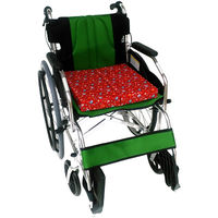サギサカ 車椅子用お出かけクッション レッド花柄 76004（直送品）