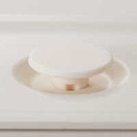 無印良品 ポリプロピレン保存容器になるバルブ付弁当箱・白 ロング/約320ml 02180966 1箱（8個入）