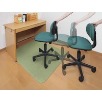 サンコー デスク足元マット グリーン KI-62 1枚