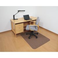 サンコー デスク足元マット ブラウン KL-10 1枚