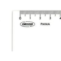 共栄プラスチック ORIONS メタクリル三角定規(目盛付) 30cm A-1020 1個