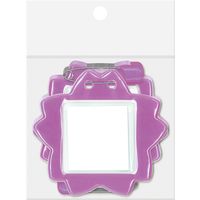 共栄プラスチック ORIONS 桜型名札 10枚入 紫 C-7-10-V 1パック