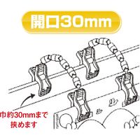 共栄プラスチック ORIONS 大型せぼね君 5連 ホワイト CC-600-W 1セット(2個)