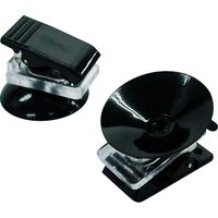共栄プラスチック ORIONS 吸盤クリップ 4個入 黒 P-20Q-4-BL 1セット(2パック)