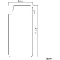 【処分品】サンワサプライ Apple iPhone XR用背面保護指紋防止光沢フィルム PDA-FIP79FP 1枚（直送品）