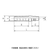 ヤマトエンジニアリング ヤマト BLA12ーPH スーパーカプラ プラグ 1個（直送品）