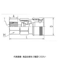 ヤマトエンジニアリング ヤマト BLY22ーSFーP 鋼鉄BLYカプラ/ソケット(パック入 1個（直送品）