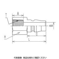 ヤマトエンジニアリング ヤマト BLY46ーPFーP 鋼鉄BLYカプラ/プラグ(パック入リ 1個（直送品）