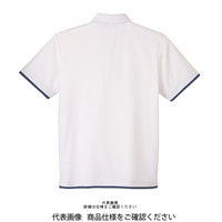 トムス ドライレイヤードポロシャツ ホワイト×ロイヤルブルー S 00339-AYP-732-S 1セット(2枚)（直送品）