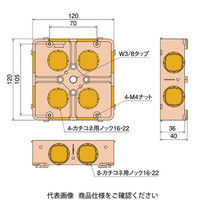 日動電工 バーボックス大薄形 4OBL3Z 1セット(7個)（直送品）