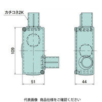 日動電工 カチコネユニバーサル16 LL アイボリー HI LL16ZJHW 1セット(6個)（直送品）