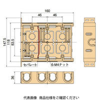 日動電工 配ボックス耳付型3個用[C] SM36HC3 1セット(10個)（直送品）