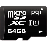 MicroSDXCカード 64GB Class10 UHS-I対応 永久保証 （国内正規品） MS10U11-64 PQI（直送品）