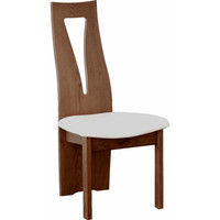 【車上渡し】関家具 ダイニングチェア CBL-4640 ショコラ/ホワイト 2脚入り CBL4640CHWH2 1セット（2脚）（直送品）