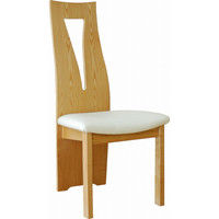 【車上渡し】関家具 ダイニングチェア CBL-4640 ナチュラル/ホワイト 2脚入り CBL4640TNWH2 1セット（2脚）（直送品）