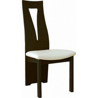 【車上渡し】関家具 ダイニングチェア CBL-4640 ウェンジ/ホワイト 2脚入り CBL4640UGWH2 1セット（2脚）（直送品）