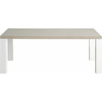 【車上渡し】 関家具 ダイニングテーブル オーク/ホワイト 幅1800×奥行900×高さ700mm DT531180IOWRW 1台（直送品）