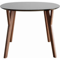 【車上渡し】 関家具 ダイニングテーブル 楕円 ブラック木目/ショコラ 幅1200×奥行900×高さ700mm DT5320HBCH 1台（直送品）