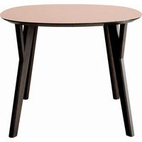 【車上渡し】 関家具 ダイニングテーブル 楕円 レッド木目/ウェンジ 幅1200×奥行900×高さ700mm DT5320SRUG 1台（直送品）