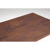 【車上渡し】 関家具 昇降テーブル フォード ウォールナット ダークブラウン 幅1200×奥行800×高さ725mm NDW-1220 1台（直送品）