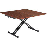 【車上渡し】 関家具 昇降テーブル ブラウン 幅1100×奥行550-×高さ720mm TB-2040-11055 1台（直送品）