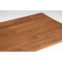 【車上渡し】関家具 昇降テーブル ロメオ オーク ブラウン 幅1200×奥行800×高さ725mm NDW-1220 1台（直送品）