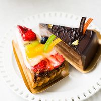 ヘッズ カフェオレケーキピック/ブラウン-1 CAF-PC 1セット（500枚：100枚×5パック）