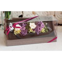 ヘッズ 無地フラワークリアBOX-L M-FBL 1セット（30枚：10枚×3パック）（直送品）