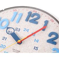 ノア精密 電波時計：アナログ電波ウォールクロック ナチュラル W-722 N 1個（直送品）