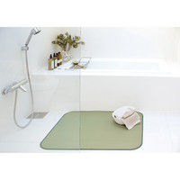 萩原 洗える消臭お風呂場マット 極美爽 幅800×奥行1200mm 159010900 1枚（直送品）