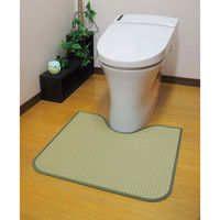 萩原 洗える消臭トイレマット 極美爽 幅650×奥行600mm 159010910 1枚（直送品）