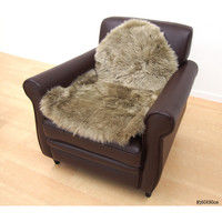 萩原 ムートンフリース M-511 幅600×奥行900mm ブラウン 240549623 1枚（直送品）