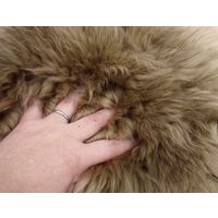 萩原 ムートンフリース M-511 幅600×奥行1050mm ブラウン 240549633 1枚（直送品）