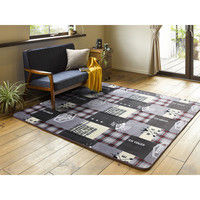 萩原 ホットカーペットカバー エクスプローラー 幅1850×奥行1850mm グレー 240608909 1枚（直送品）