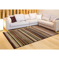 萩原 ウィルトンラグ AURA（オーラ） ストライプ 幅1400×奥行2000mm 270041200 1枚（直送品）