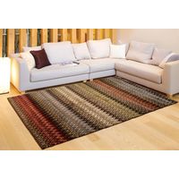 萩原 ウィルトンラグ AURA（オーラ） シェブロン 幅800×奥行1500mm 270041330 1枚（直送品）