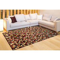 萩原 ウィルトンラグ AURA（オーラ） ダイヤ 幅2000×奥行2500mm 270041420 1枚（直送品）