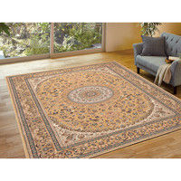 萩原 ウィルトンラグ ローサマルカンド 幅2000×奥行2500mm ベージュ 270055914 1枚（直送品）