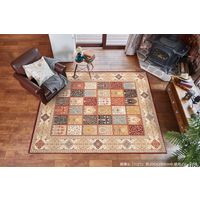 萩原 転写プリントラグ トロワ 幅2000×奥行2500mm 240598710 1枚（直送品）