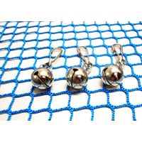 まつうら工業 ネットと鈴のW効果 鈴付き盗難防止ネット 約1.8×2.7m NET-BELL-1827BLUE 1セット