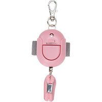 アスカ 防犯ブザー 生活防水 ピンク GE071P 3個（直送品）